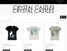 Tablet Screenshot of crystalcastles.kungfustore.com