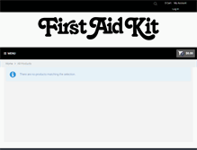 Tablet Screenshot of firstaidkit.kungfustore.com